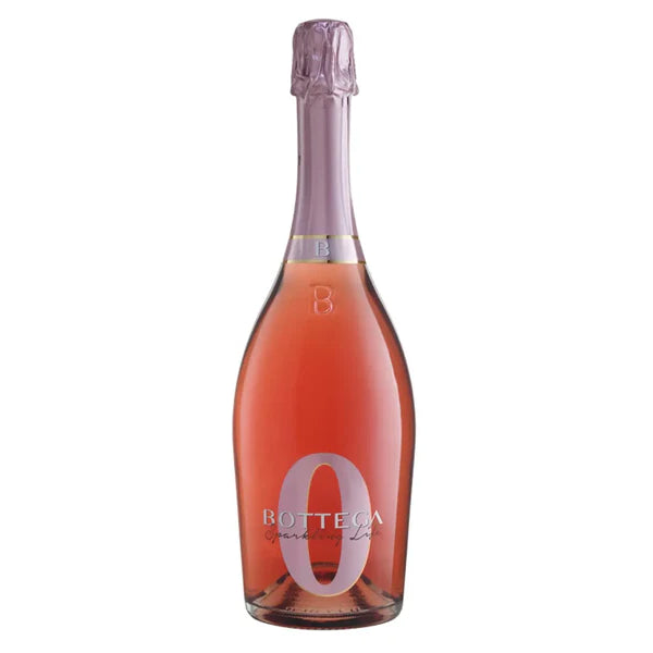 Bottega 0 Rosé 0.0% Alcohol Free Sparkling Rosé – Elegant Non Alcoholic Bubbles
