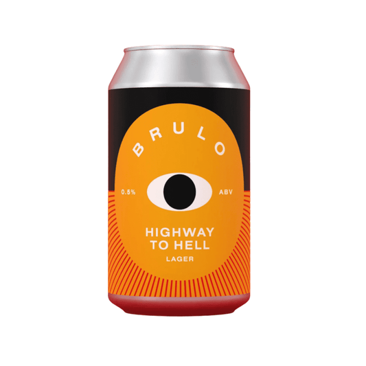 Brulo Highway To Hell Lager - Non Alcoholic Lager