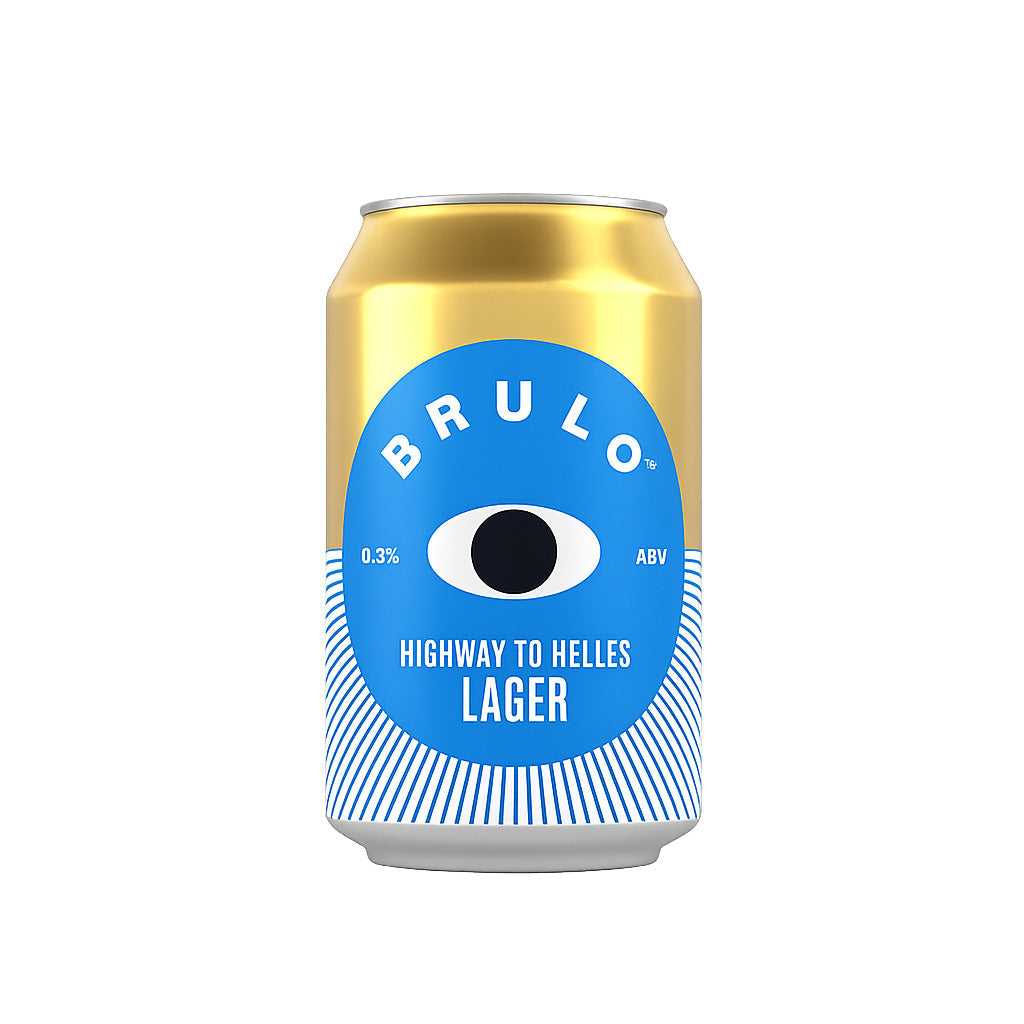 BRULO Highway To Helles Lager -  Alcohol Free Beer