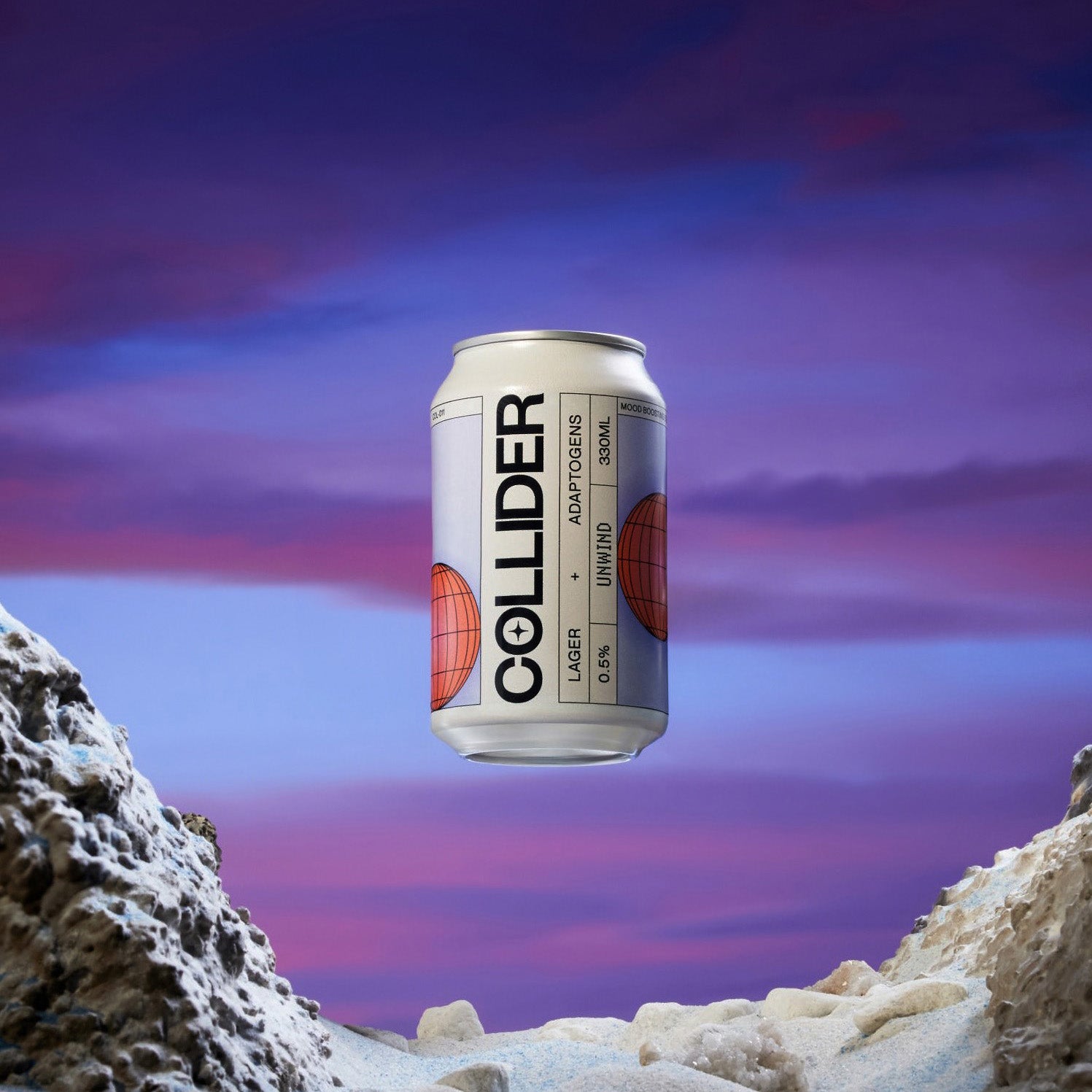 Collider Adaptogenic Lager - Alcohol Free Nootropic Beer [Can]