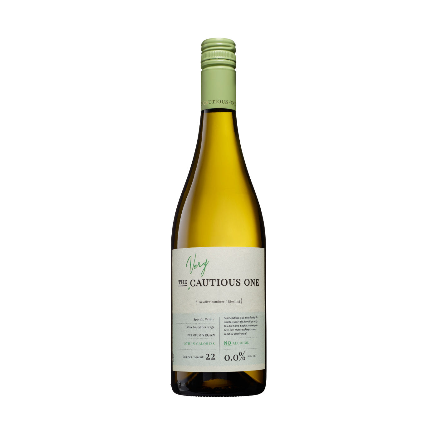 The Very Cautious One | Gewurztraminer Riesling NV | Non Alcoholic Whi ...