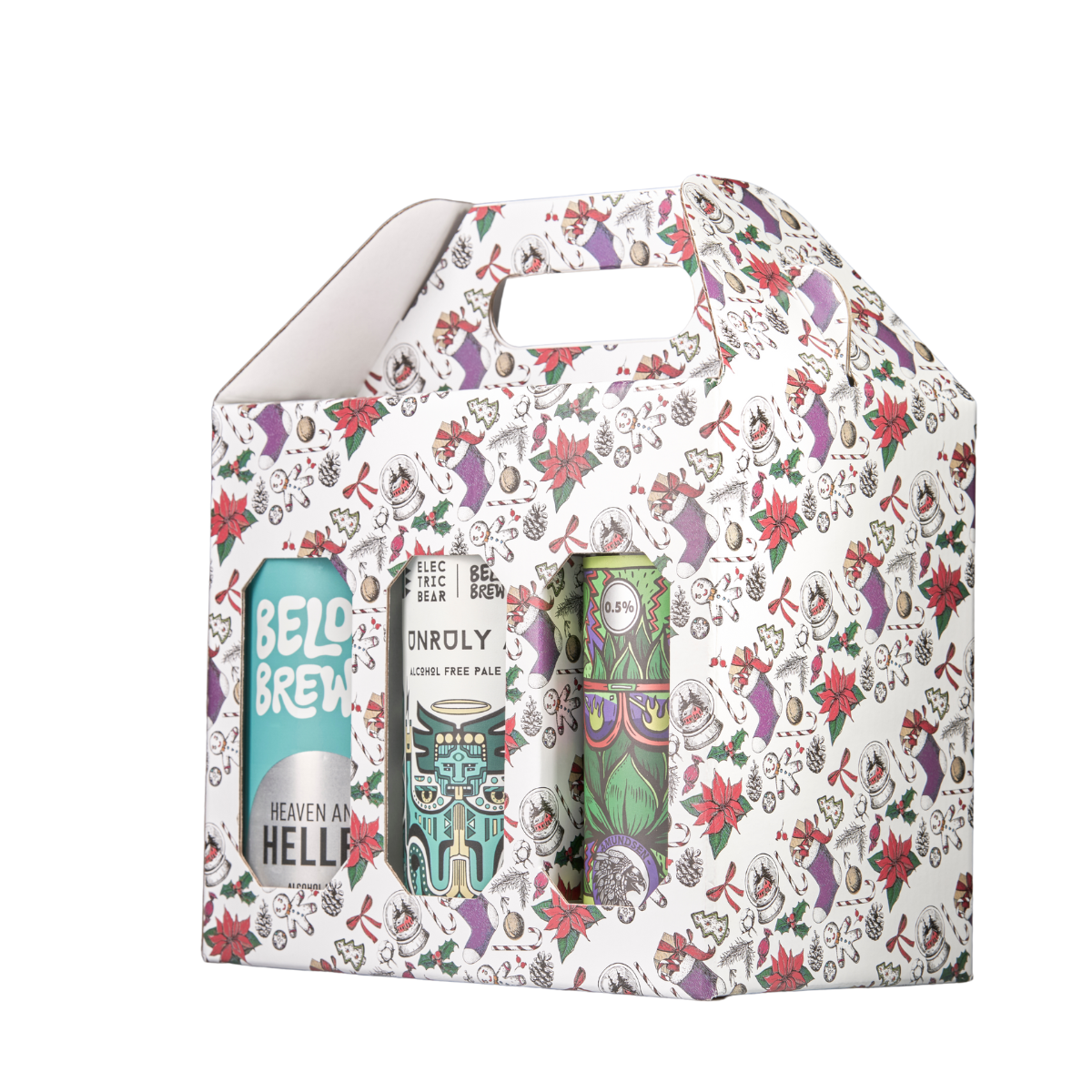 Premium Christmas Alcohol Free Beer Gift Box – A Curated Selection of 6 Craft Brews