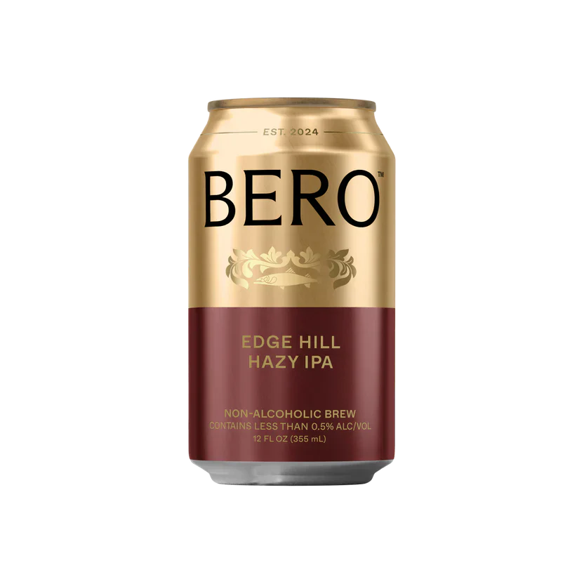 Bero Edge Hill Hazy IPA alcohol free hazy ipa