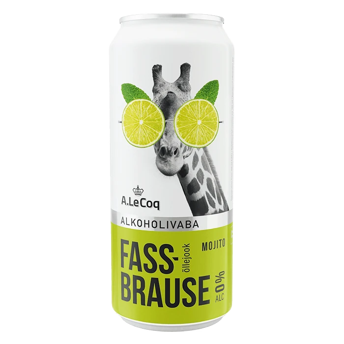 A. Le Coq Fassbrause Mojito – Alcohol Free Mojito