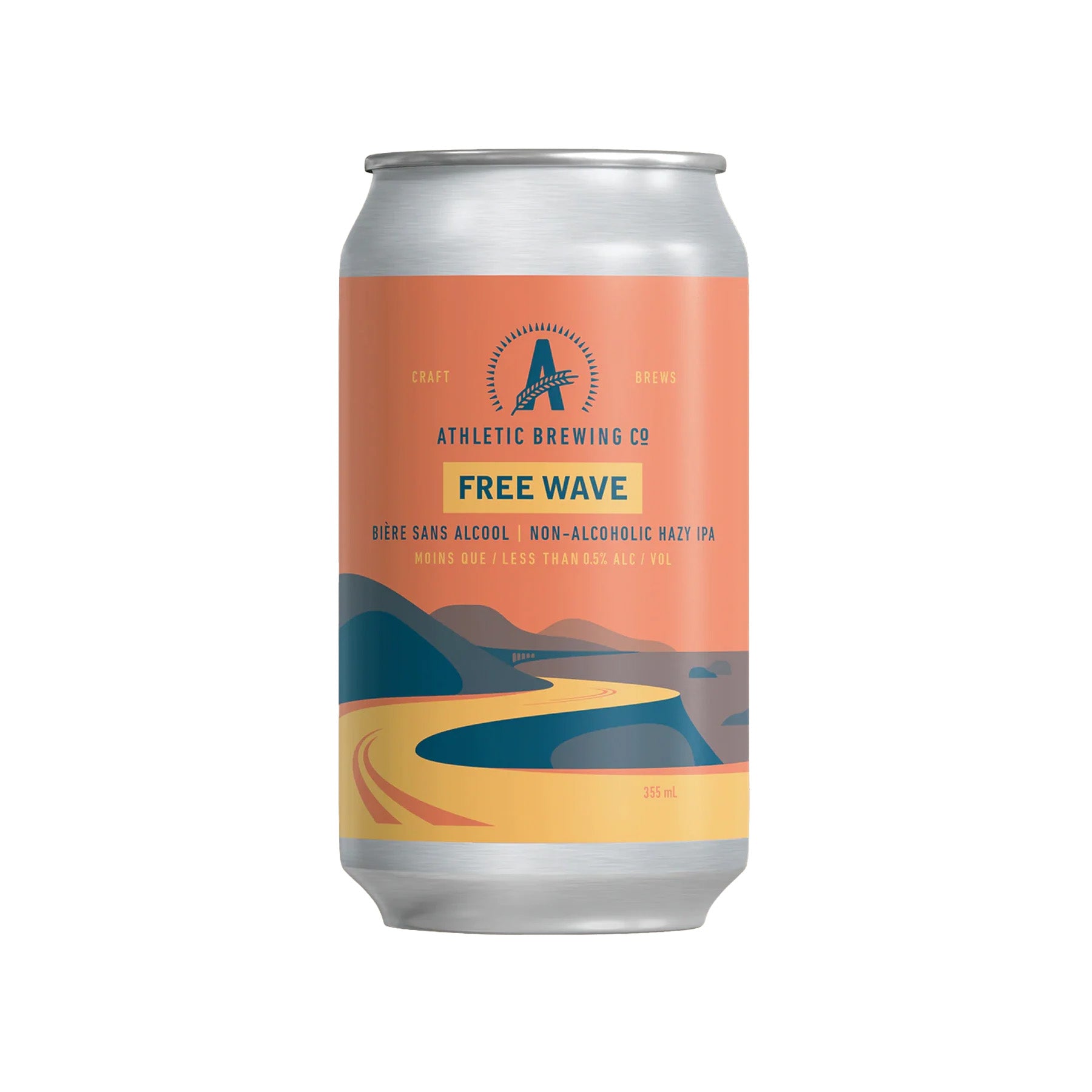 Athletic Brewing Free Wave Hazy IPA alcohol free hazy ipa