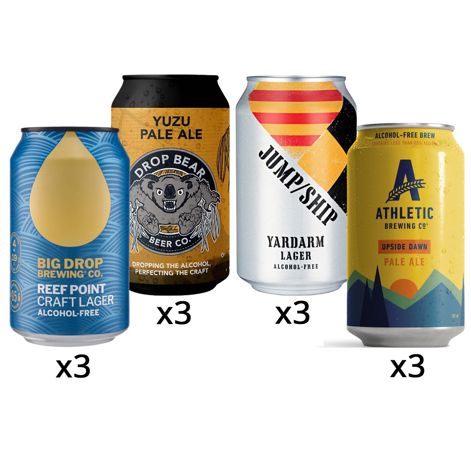 Dry Drinker's Gluten Free Non Alcoholic Beer Mixed Case