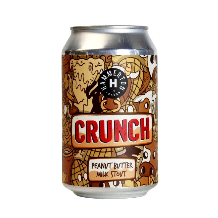 Hammerton CRUNCH AF Peanut Butter Stout alcohol free stout