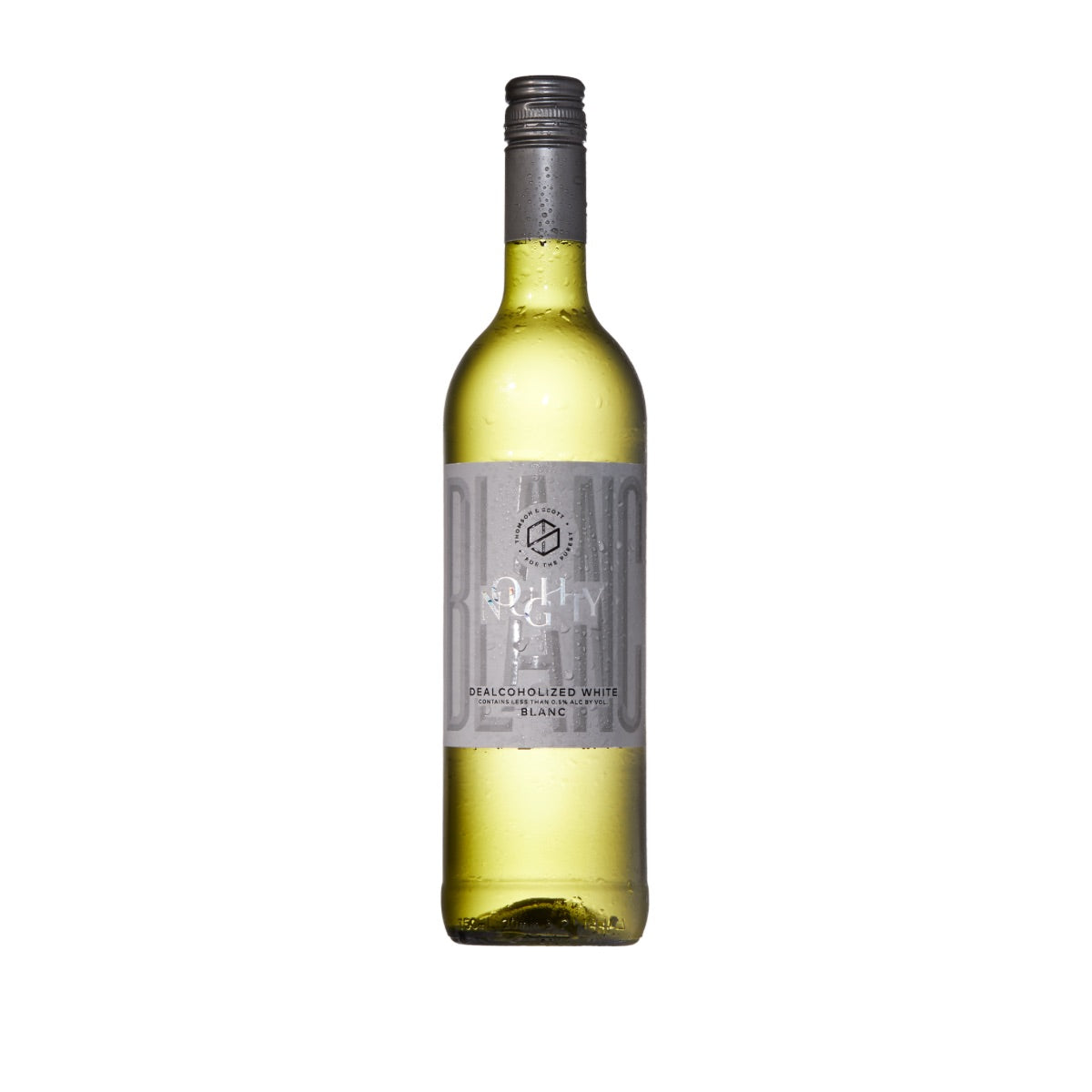 Thomson & Scott Noughty Blanc - Non Alcohol White Wine - Includes Premium White Gift Box