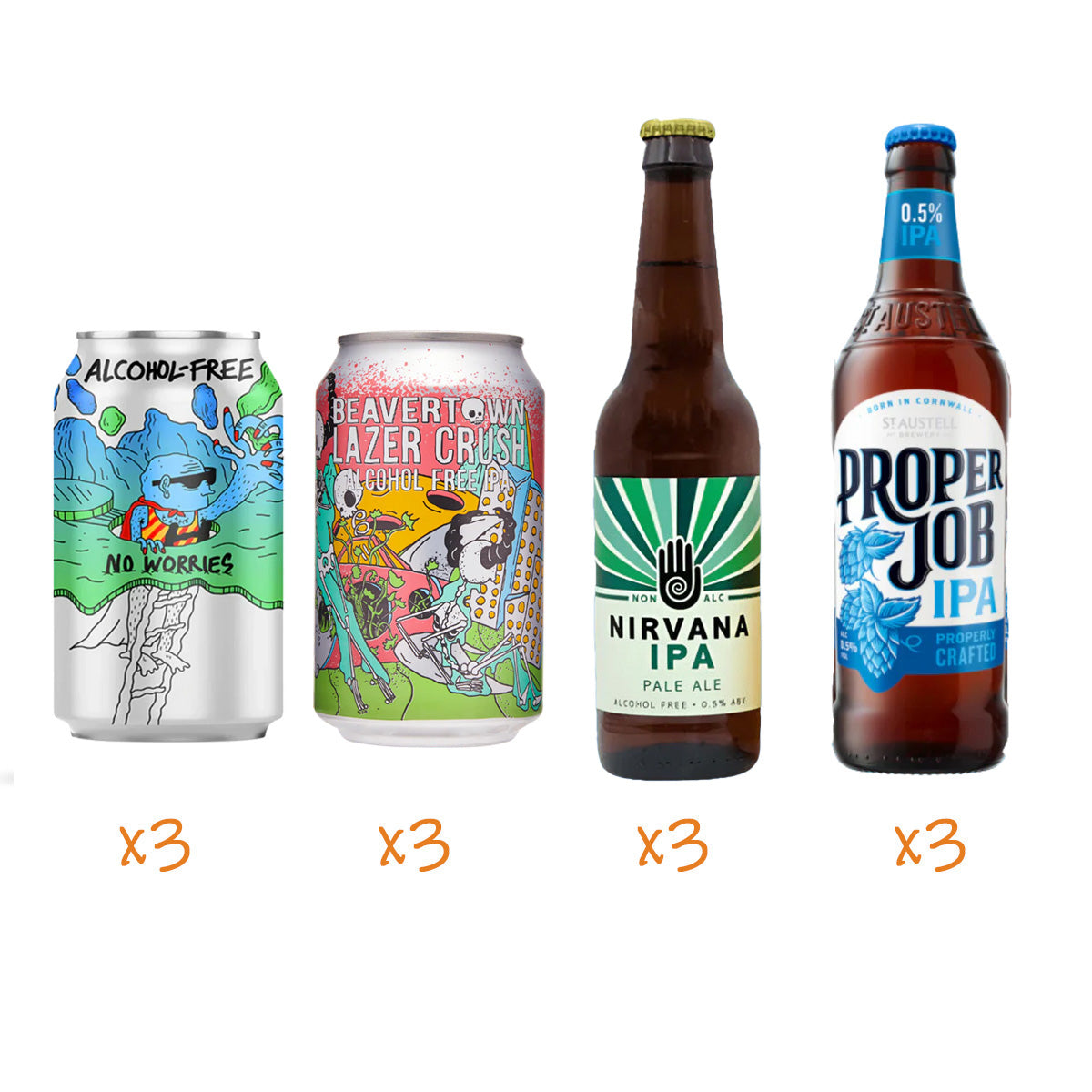 Hop to It - Alcohol Free IPA Mixed Case - 12 Pack