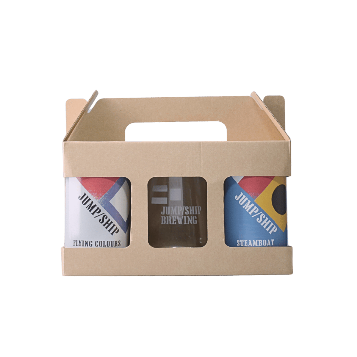 Jump Ship Alcohol Free Gift Box – Steamboat & Flying Colours + Glass