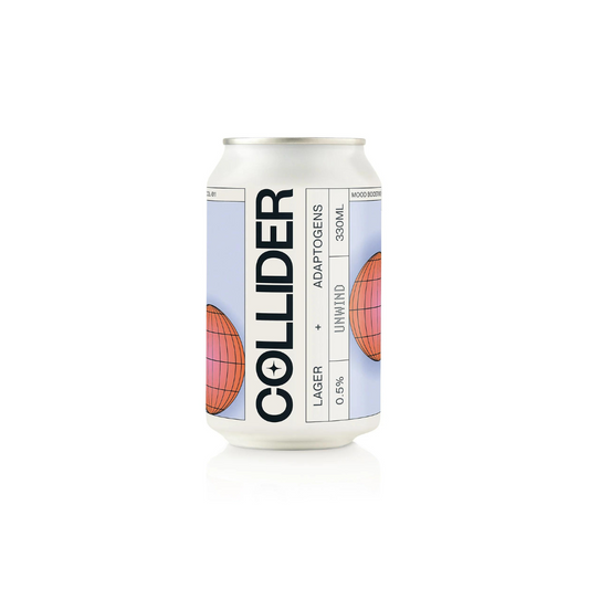Collider Adaptogenic Lager - Alcohol Free Nootropic Beer [Can]