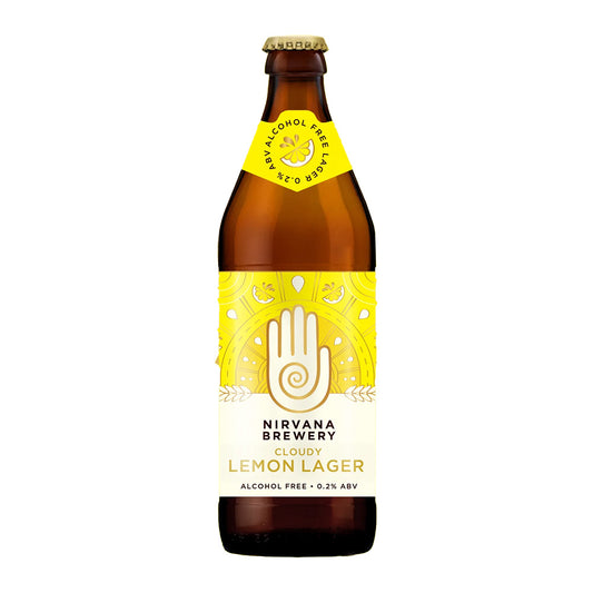 Nirvana Brewery Cloudy Lemon Lager - Non-Alcoholic Bavarian Beer