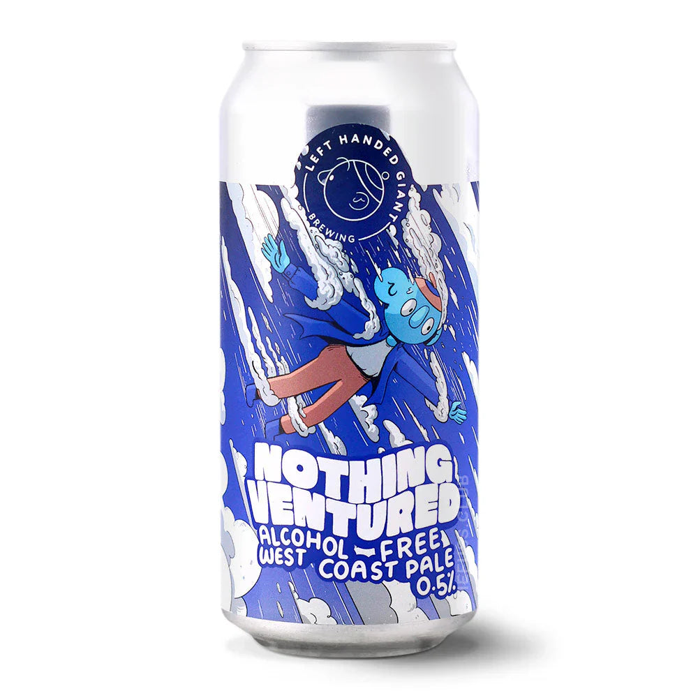 Left Handed Giant Nothing Ventured Hazy Pale alcohol free hazy ipa
