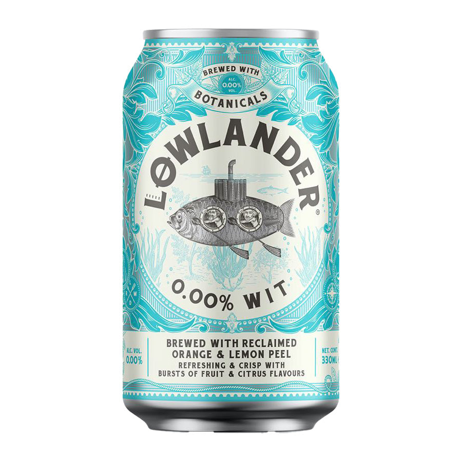 Lowlander 0.00% WIT - Non Alcoholic White Beer