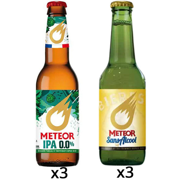 Meteor French Collection – Alcohol Free Beer 6 Pack