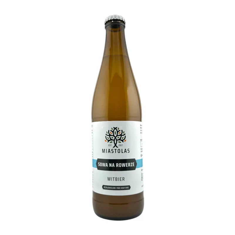 MiastoLas Sowa na Rowerze Witbier alcohol free wheat beer