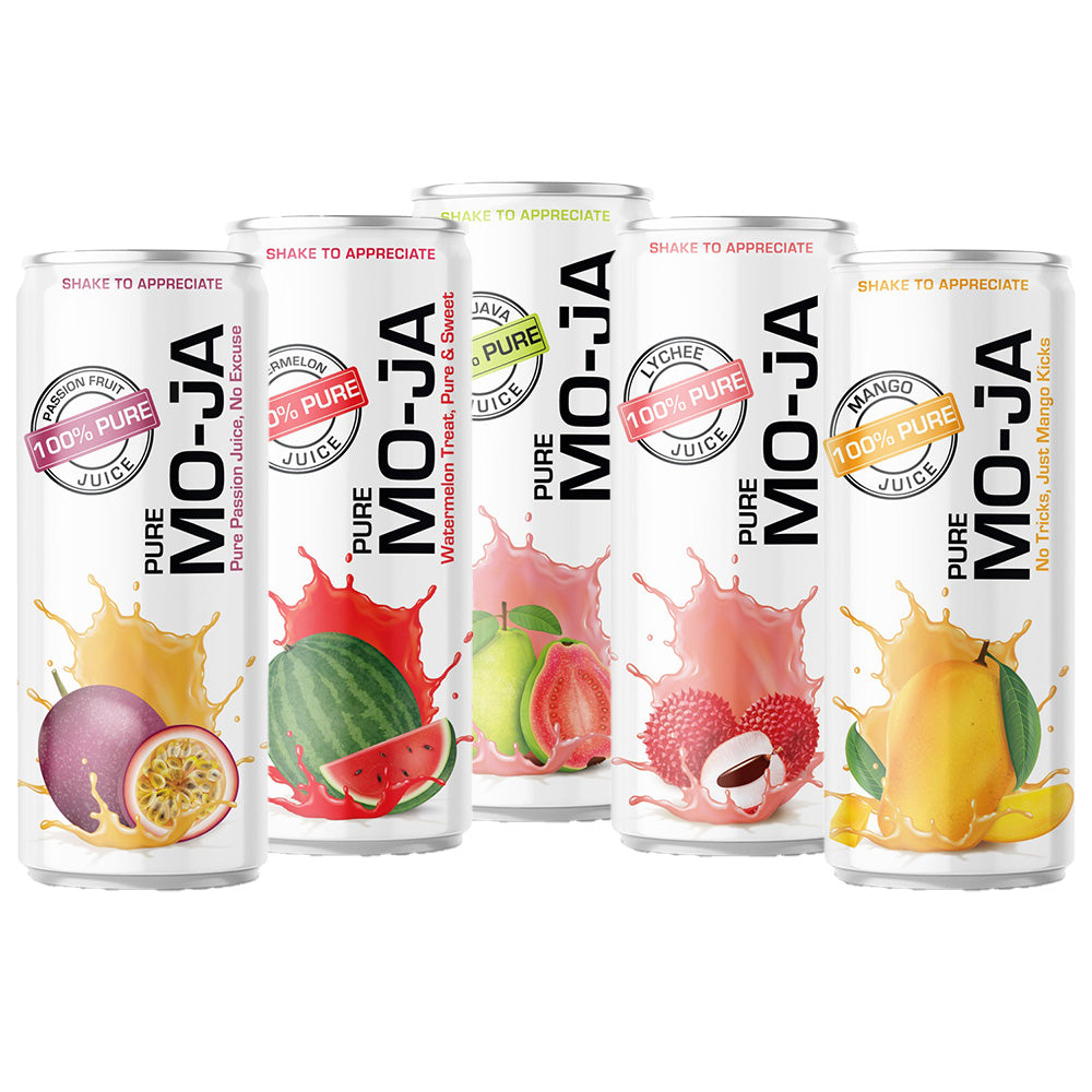 Pure Mo-Ja 10 Pack – Mixed 100% Pure Juice Selection
