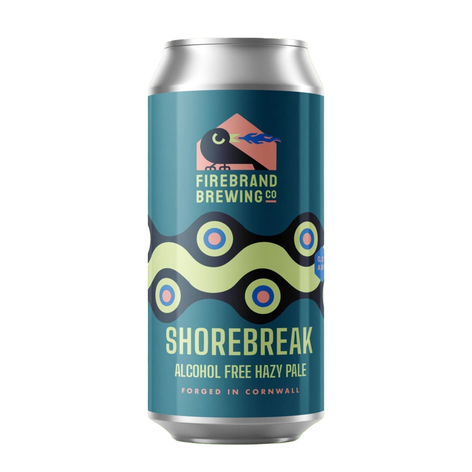 Firebrand Shorebreak Hazy Pale alcohol free hazy ipa
