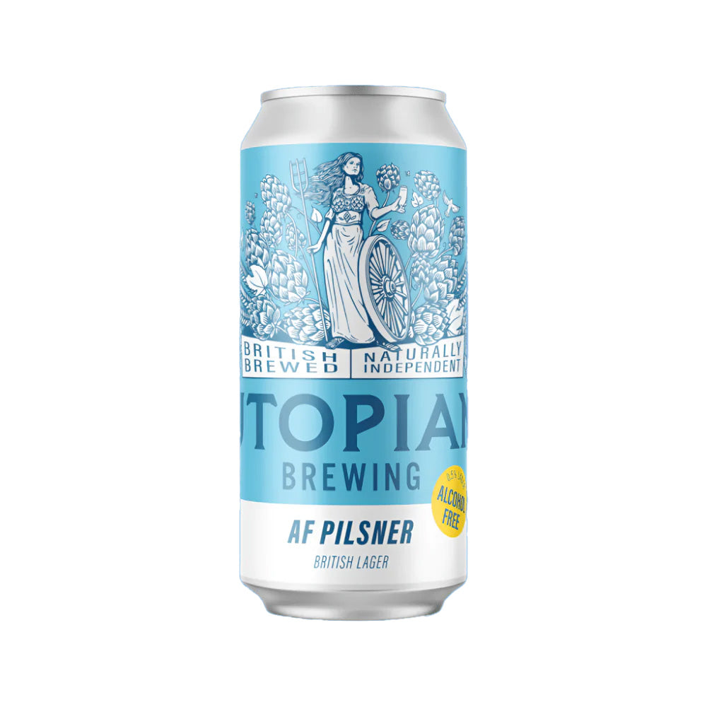 Utopian AF Pilsner alcohol free lager