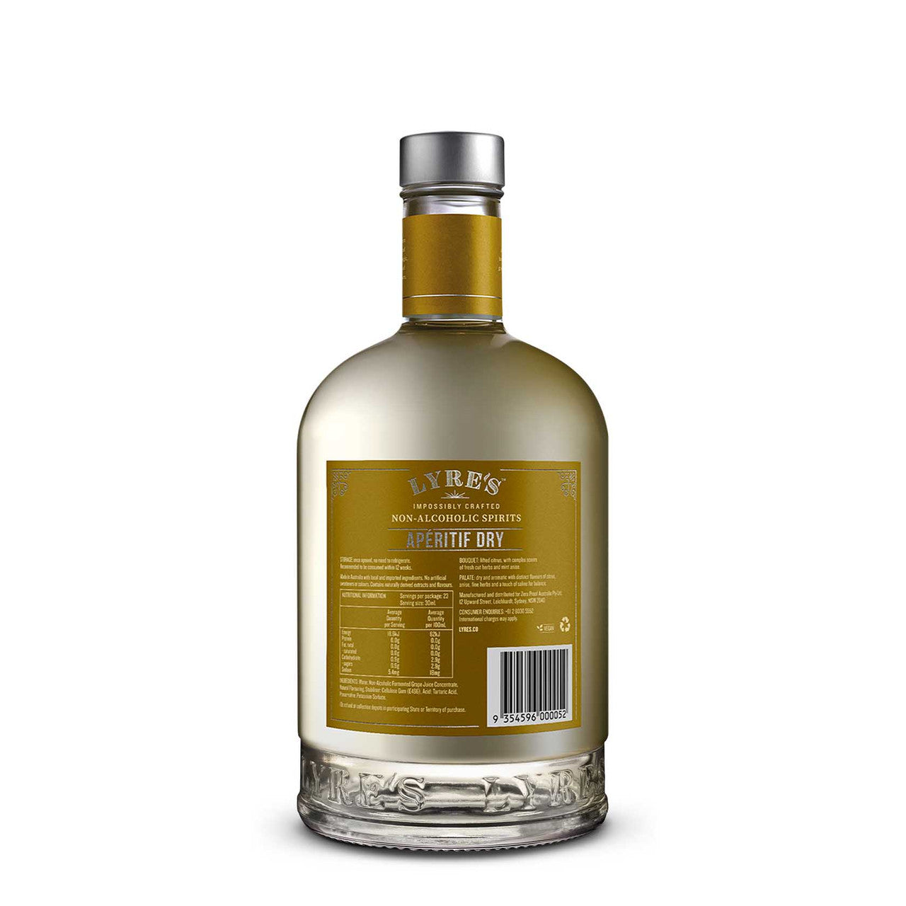 Lyre's Aperitif Dry Spirit - Alcohol Free - Dry Vermouth Style