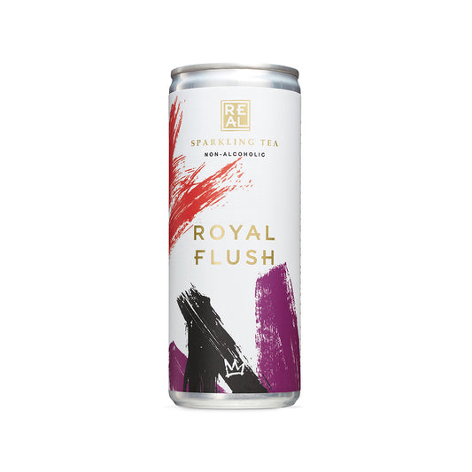 Real Sparkling Tea Royal Flush Kombucha Cans