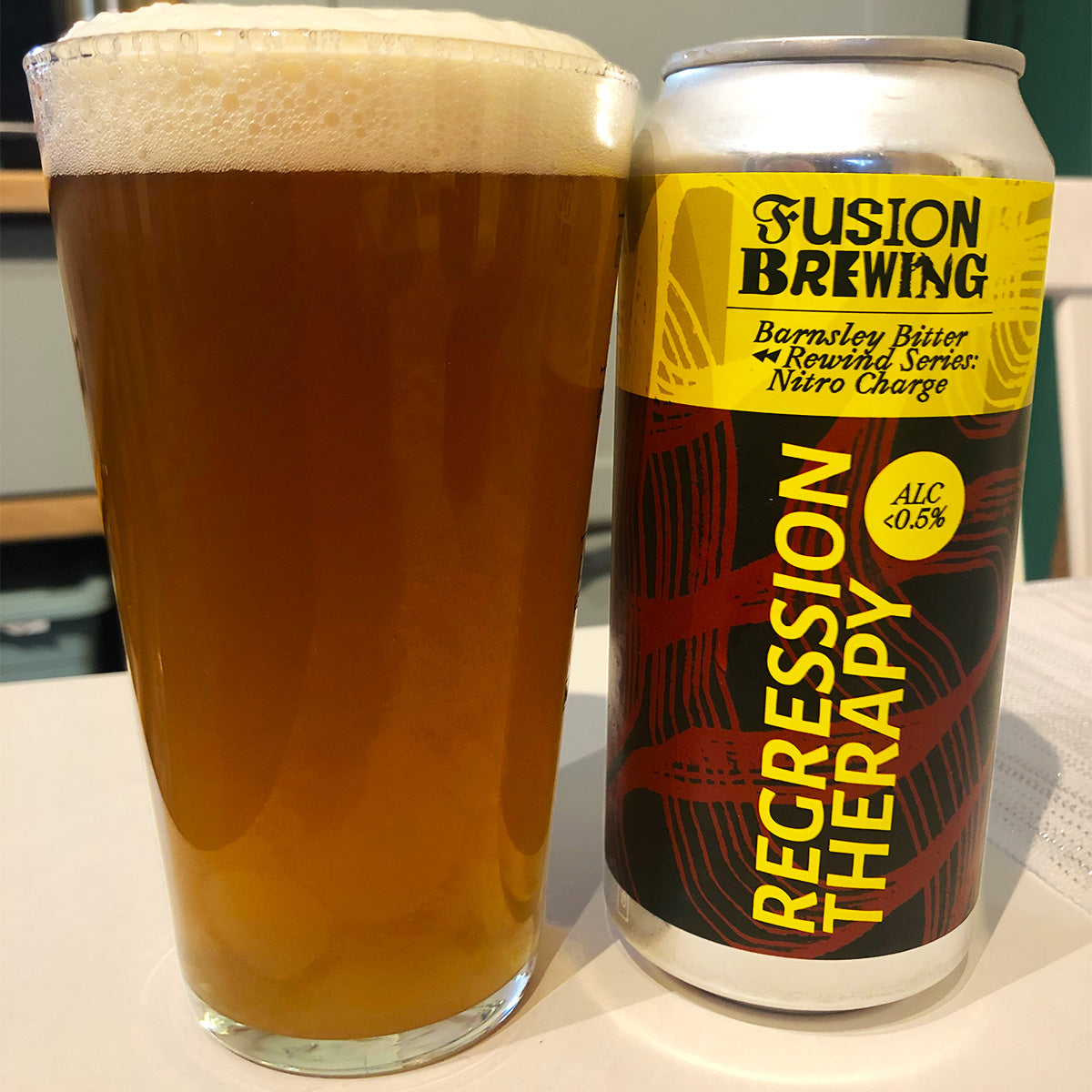 Fusion Brewing Regression Therapy - Non Alcoholic Barnsley Bitter