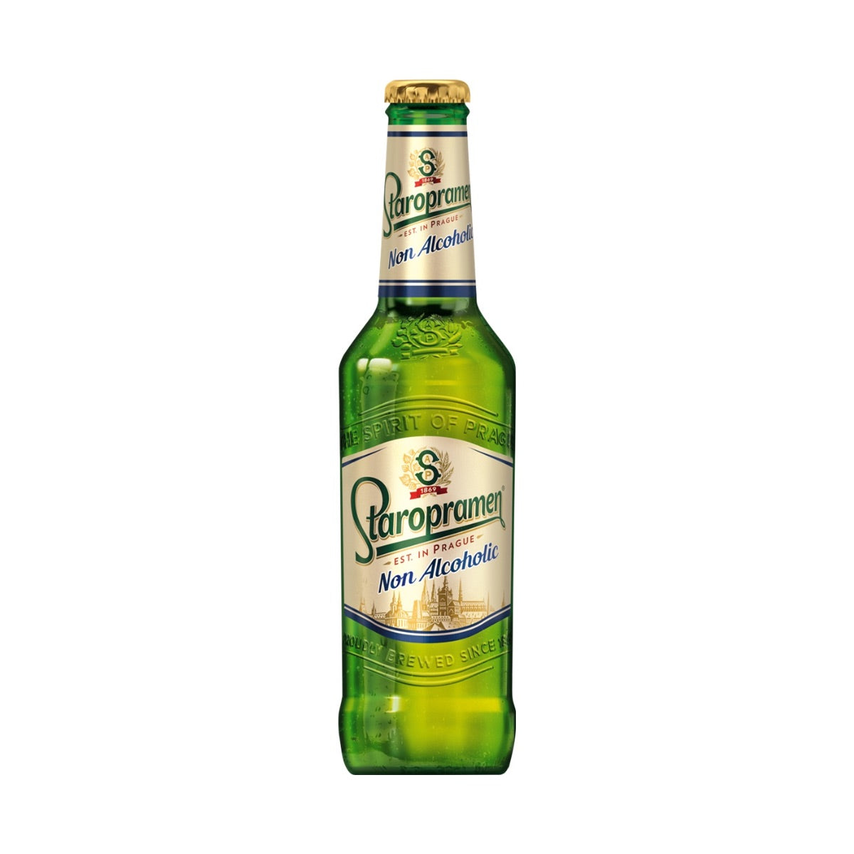 Staropramen 0.0 Non Alcoholic - Alcohol Free Beer | 0.0% ABV | 330ml ...
