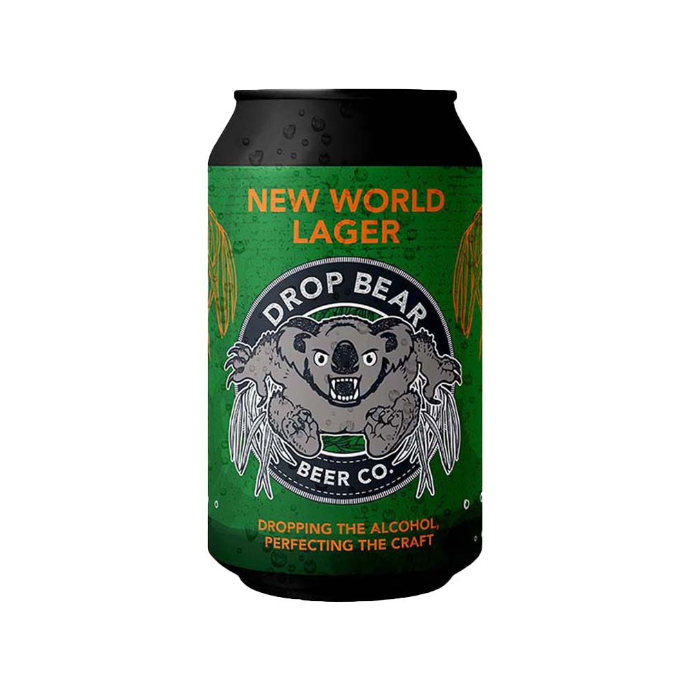 Drop Bear New World - Non Alcoholic Lager Can